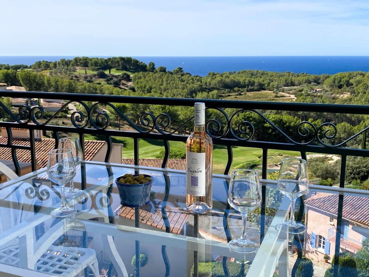 T3 Vue Mer Exceptionnelle Au Domaine Fregate Bandol Saint-Cyr-sur-Mer Luaran gambar